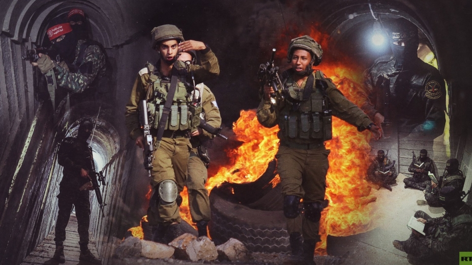 xung dot Israel Hamas, linh Israel, duong ham Hamas -rt.jpg