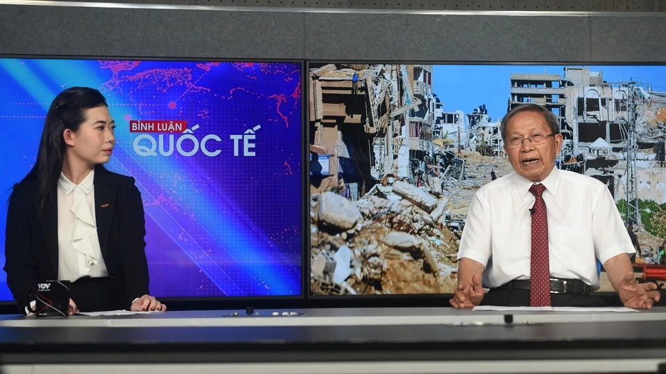 tuong Cuong binh luan ve xung dot Israel Hamas -vov_0.JPG