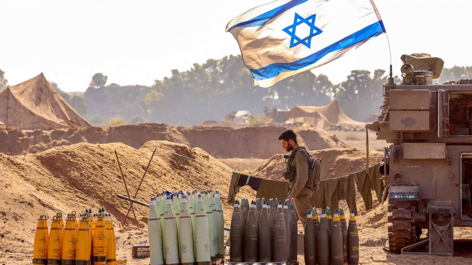 linh Israel, dan phao Israel, mien Nam Israel, gan dai Gaza, co Israel -afp.jpg