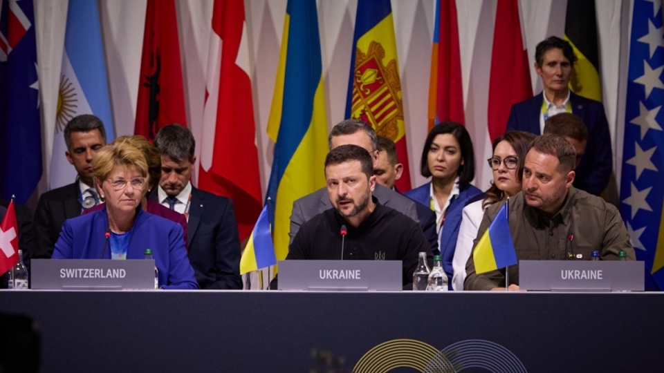 hoi nghi Ukraine o Thuy Si 6-2024, Zelensky phat bieu -van phong tong thong Ukraine.jpg