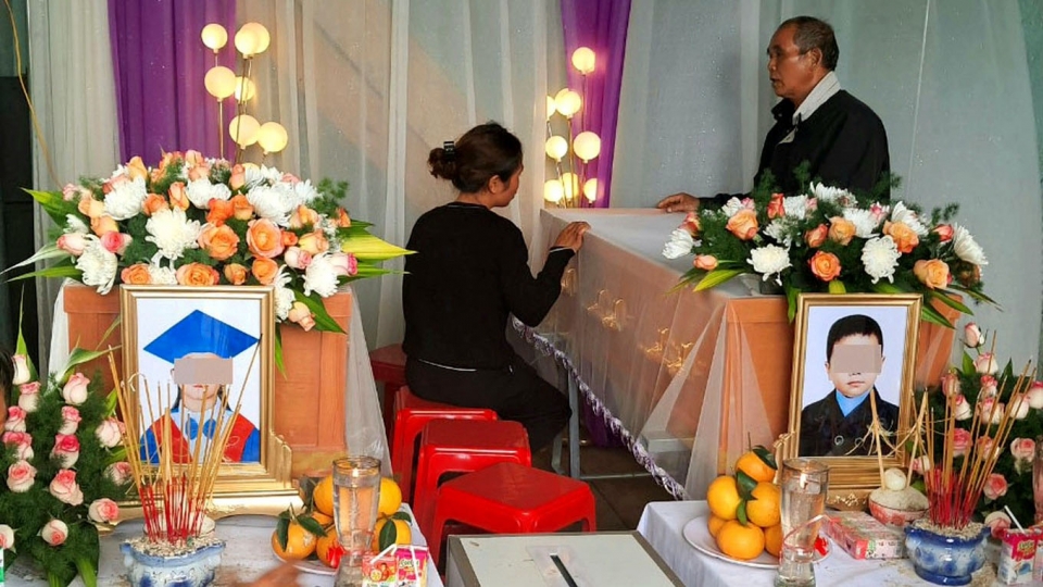 2 trẻ em bị đuối nước tại hồ tưới cà phê cách nhà khoảng 500m (ảnh CTV)..jpg