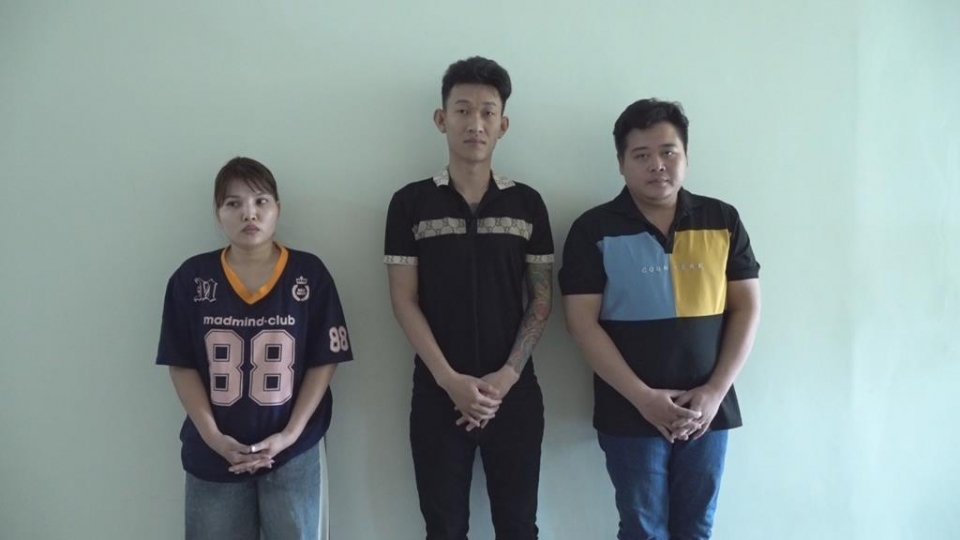 Từ trái qua phải là các đối tượng Hà, Duy, Việt (Ảnh_ Công an tỉnh Đồng Nai).jpeg