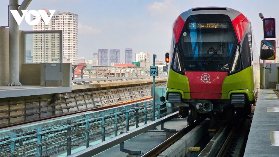 Nhon-Hanoi Station metro line to begin commercial operation this August