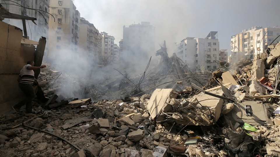 Israel ha sat thu linh Hezbollah Nasrallah, Israel khong kich ham ngam Nasrallah o Beirut, khoi lua Lebanon -reu.jpg