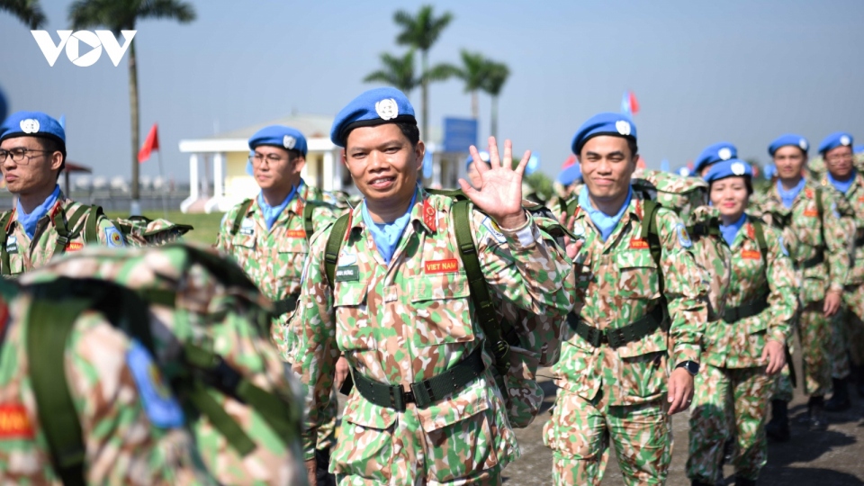 Send-off ceremony for 247 Vietnamese officers to UN peacekeeping missions