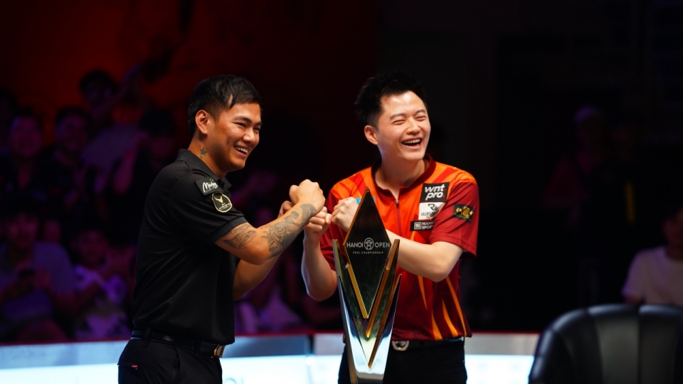 Chung kết Giải billiards Hanoi Open Pool 2024: "Hoàng tử" Ko Pin Yi thua tâm phục Johann Chua