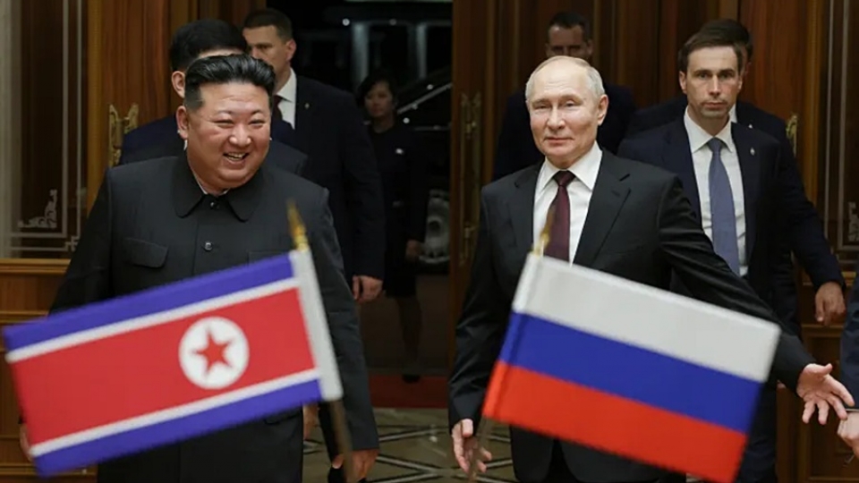 co Nga Trieu Tien, tong thong Putin Kim Jong Un chu tich -sputnik.jpg