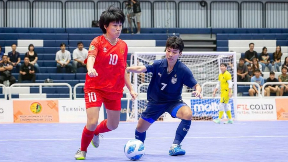 Đại diện Việt Nam gặp Thái Lan tại "chung kết" vòng bảng giải Futsal nữ Đông Nam Á 2024