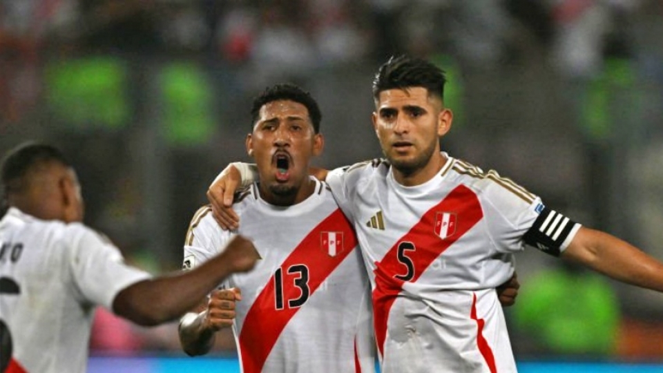 Kết quả vòng loại World Cup 2026 khu vực Nam Mỹ: Peru gieo sầu cho Uruguay