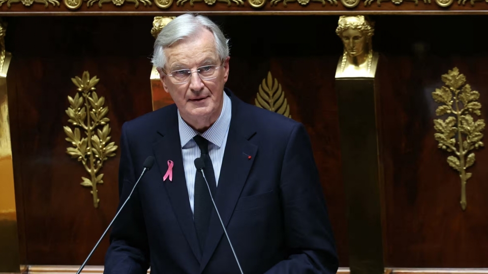tan thu tuong Phap Barnier ra mat quoc hoi Phap -France Info.jpg