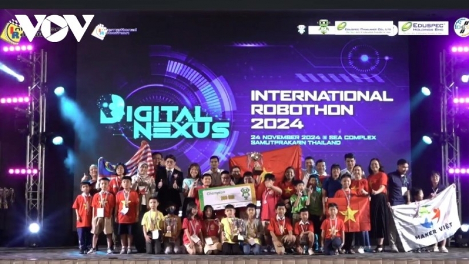 Vietnam claims 19 prizes at International Robothon 2024