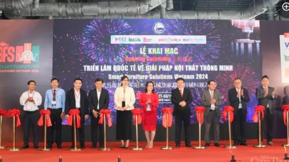 Over 180 exhibitors attend Smart Furniture Solutions Vietnam 2024