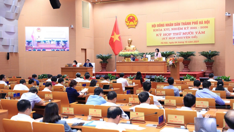 HĐND thành phố Hà Nội xem xét, ban hành các nội dung triển khai Luật Thủ đô 2024