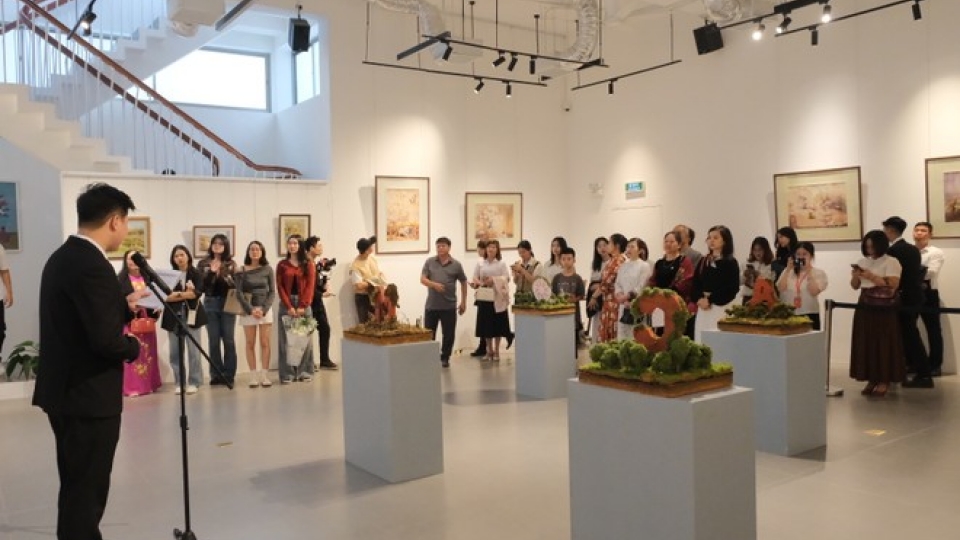 Painting exhibition on Vietnamese AO/dioxin victims opens in Hanoi