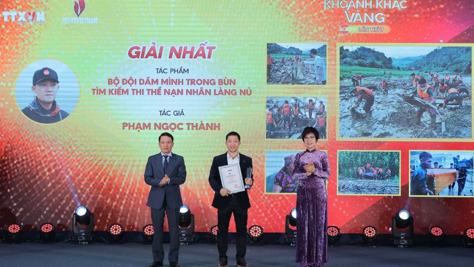 22 tác phẩm đoạt giải ảnh báo chí "Khoảnh khắc vàng" năm 2024