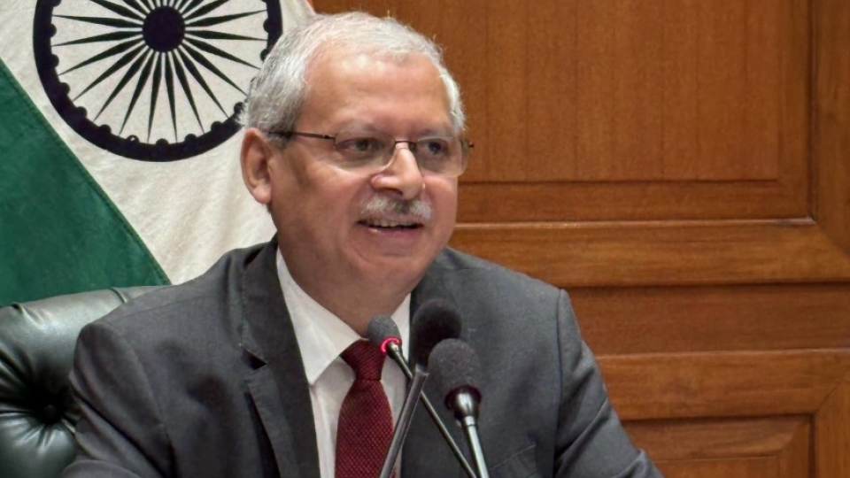 Secretary (East) at the Indian Ministry of External Affairs Jaideep Mazumdar.jpg