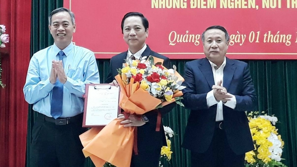 Chuẩn y ông Hoàng Nam tham gia Ban Thường vụ Tỉnh ủy Quảng Trị