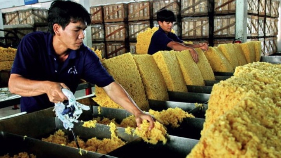 Vietnamese rubber exports to China rise in value