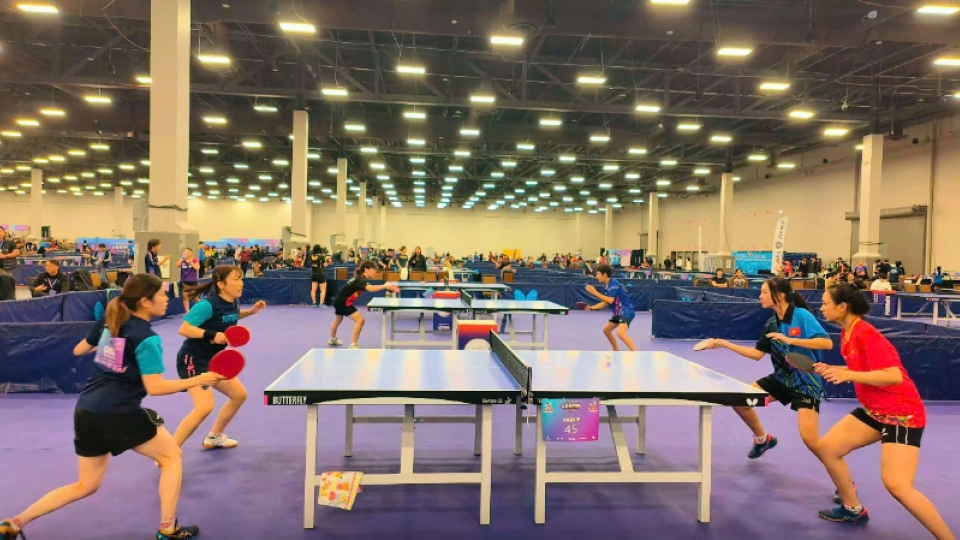 Vietnamese athletes secure silver at US Open Table Tennis Championships