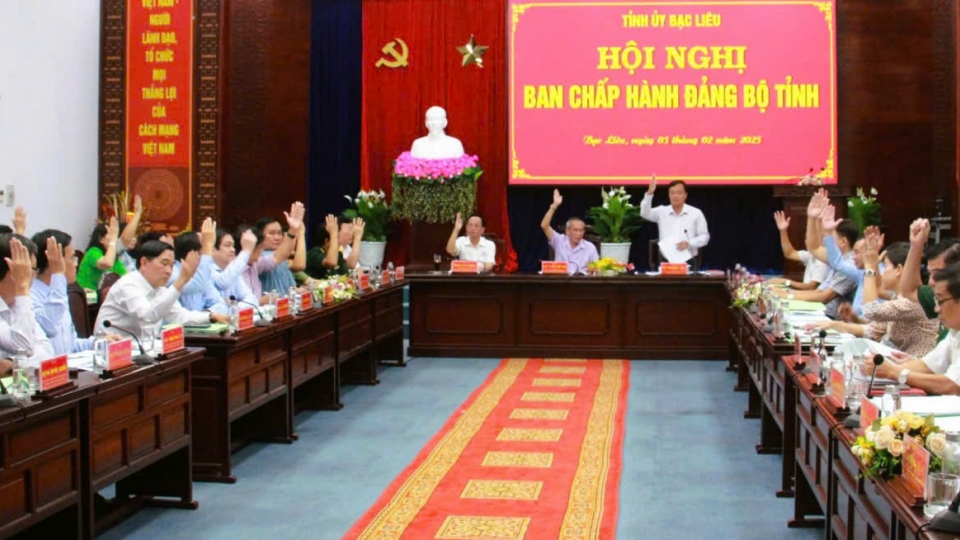 Bạc Liêu thông qua Đề án tổng thể sắp xếp, tinh gọn bộ máy