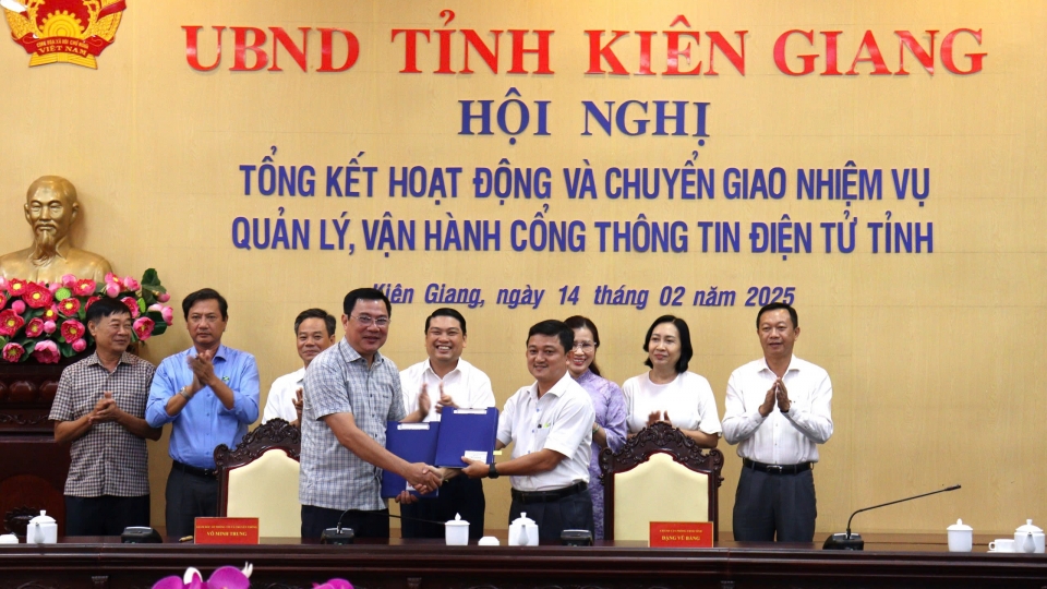 Kiên Giang chuyển giao Cổng Thông tin điện tử tỉnh về UBND tỉnh quản lý