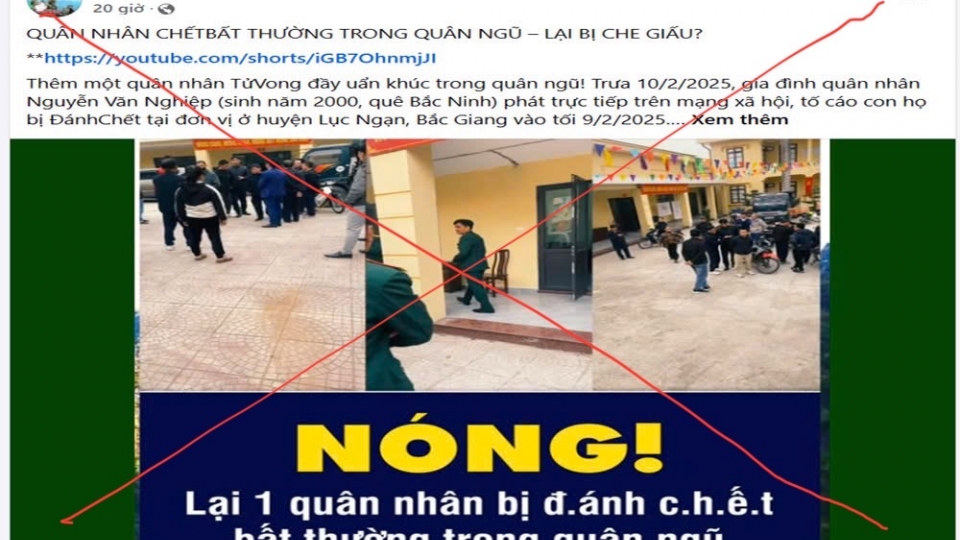 Quân nhân Nguyễn Văn Nghiệp tử vong do sốc nhiễm khuẩn não mô cầu