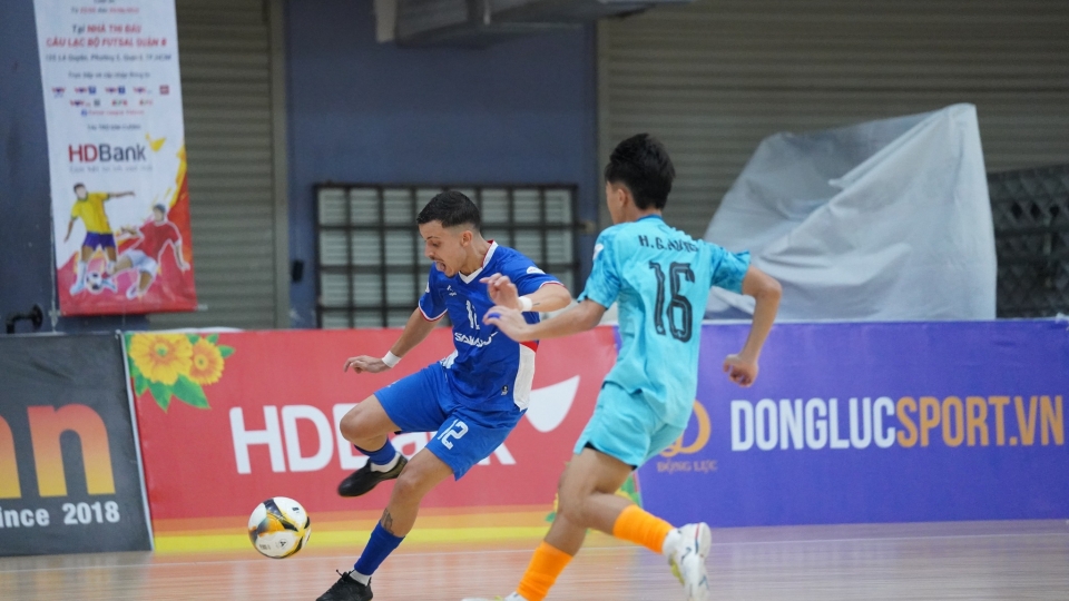 Kết quả giải Futsal HDBank VĐQG 2025: Sahako và Sài Gòn Titans thắng đậm