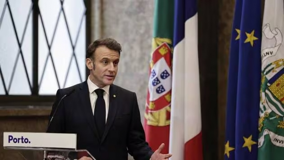 Tổng thống Pháp Emmanuel Macron cho biết châu Âu sẽ đáp trả hành động áp thuế thương mại của Mỹ - Ảnh_ Ouest France.jpg