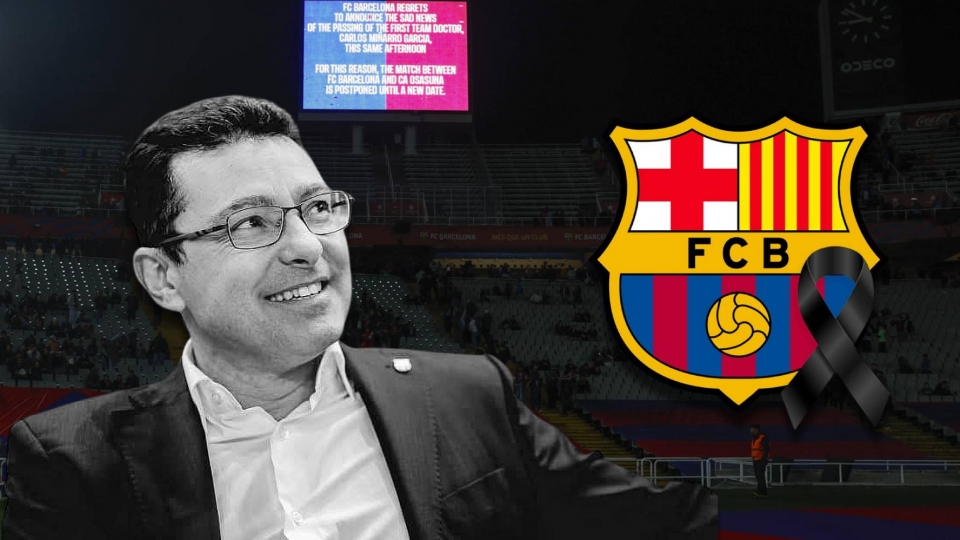 Trận đấu của Barca bị hoãn vì bác sĩ đội qua đời