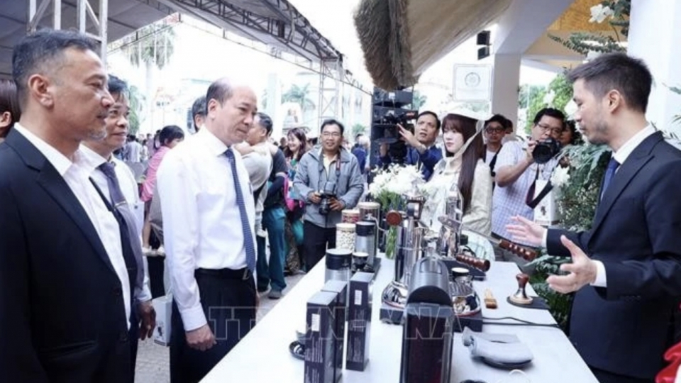 Buon Me Thuot coffee trade fair features 435 booths