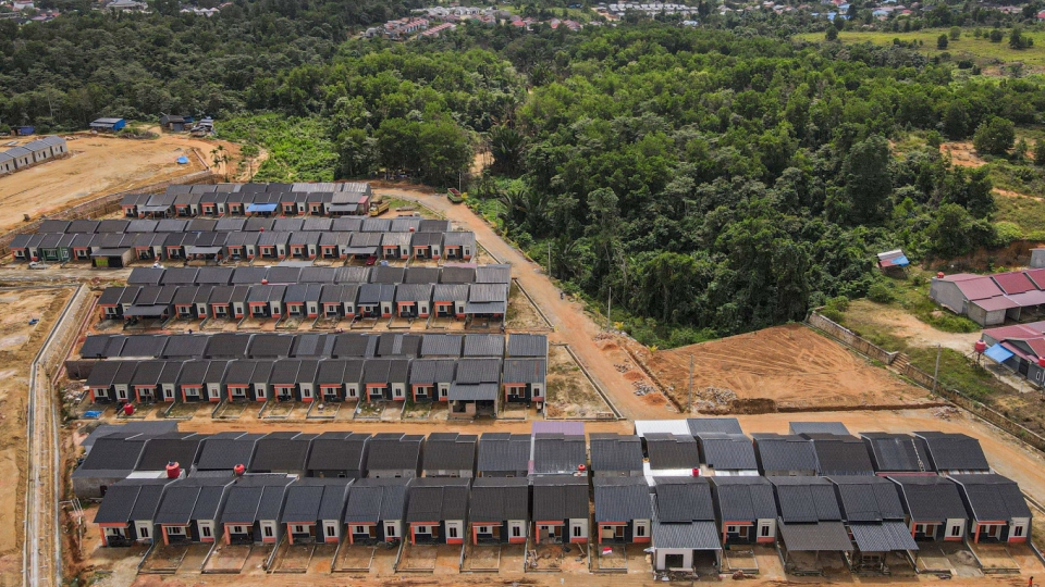 Một khu vực xây dựng nhà ở xã hội cho người dân ở đông nam Sulawesi ( Indonesia) _ Nguồn Jakarta Post.jpg