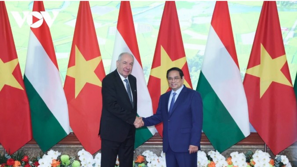 Prime Minister Pham Minh Chinh meets with Hungary’s President Sulyok Tamas picture 1.jpg