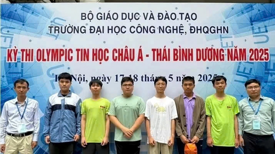 Vietnamese students bag six medals at 2025 Asia-Pacific Informatics Olympiad APIO.jpg