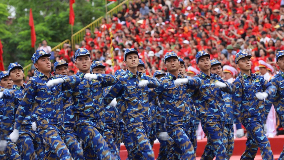 42 khối diễu hành kỷ niệm 70 năm Ngày giải phóng Hải Phòng