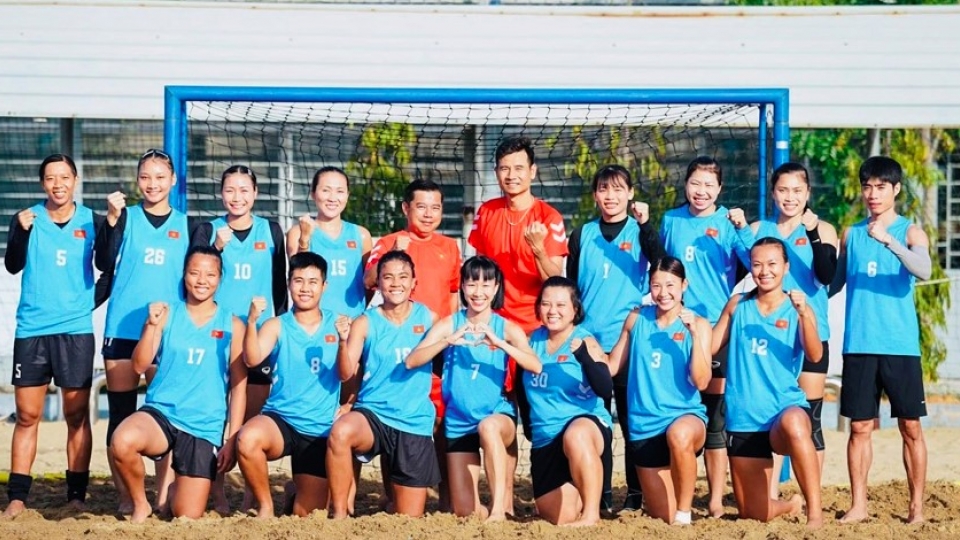 Vietnam claims opening win at Asian Women’s Beach Handball Championship