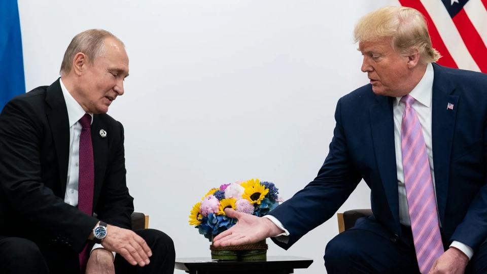 tong thong Nga My bat tay, Trump Putin chia tay ra -nytimes.jpg