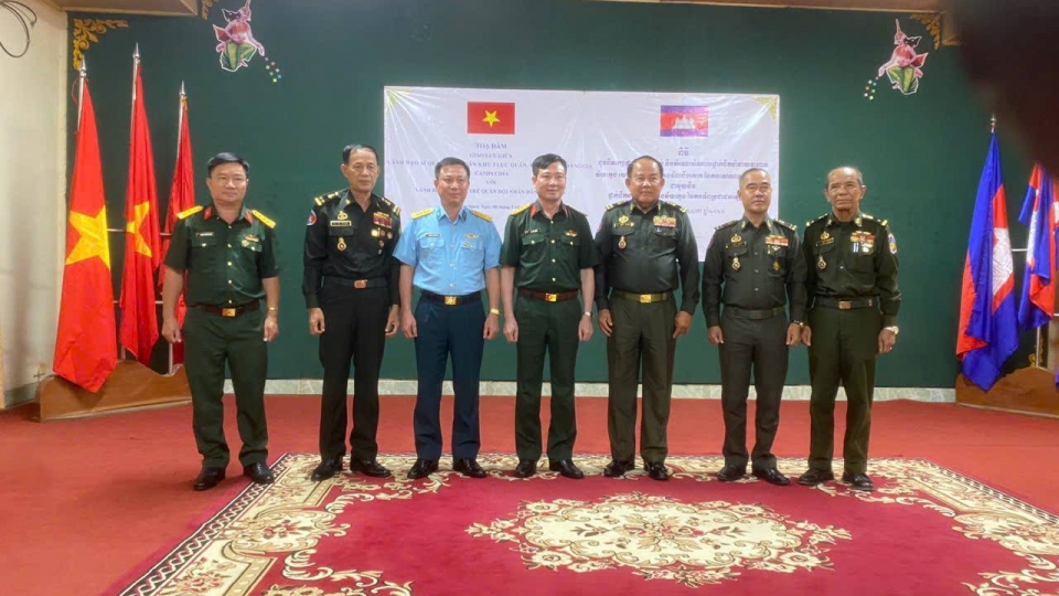 Lãnh đạo trẻ quân đội Việt Nam và Campuchia góp phần vun đắp tình hữu nghị