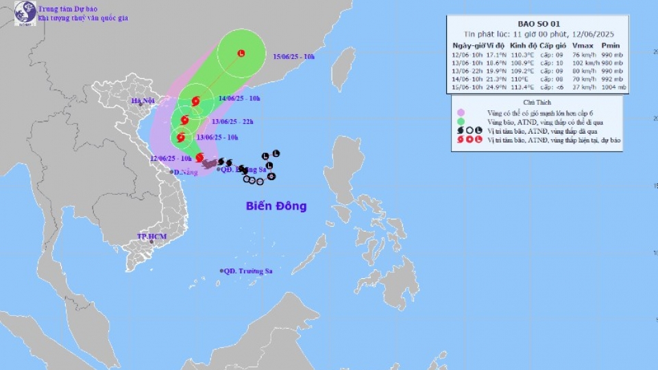 Intensified Wutip to soak Central and Northern Vietnam