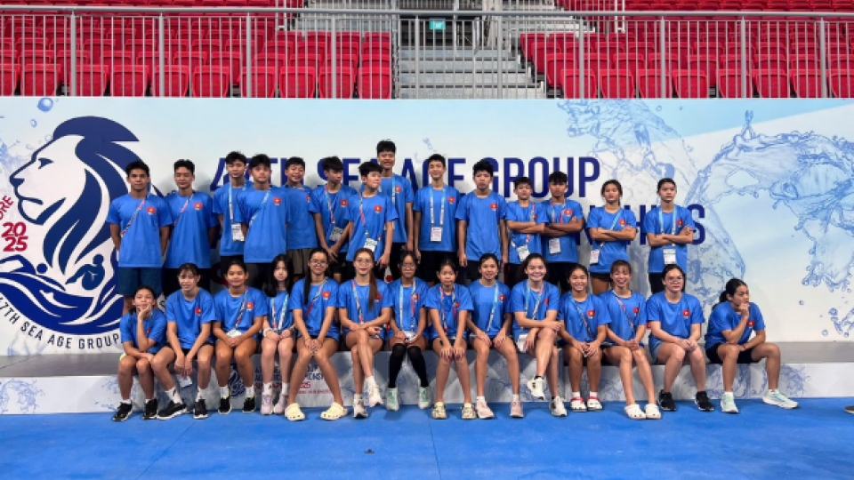 Vietnam finishes third at Southeast Asian swimming tournament