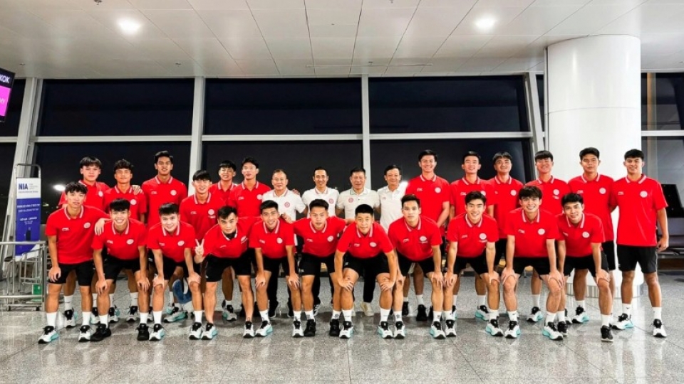 The Cong Viettel youth team heads to Burundi for international friendlies