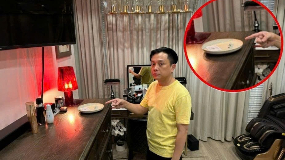 Fashion designer Nguyen Cong Tri and drug paraphernalia.jpg