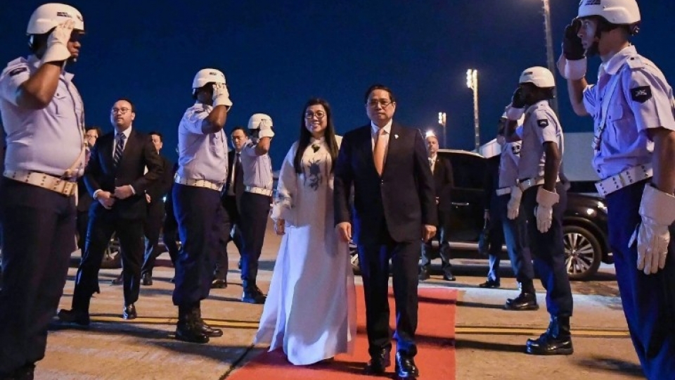 PM Chinh, his spouse, and the delegation conclude working trip to Brazil.jpg