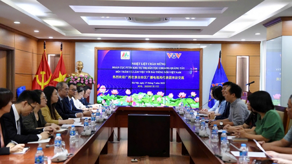 VOV, Guangxi Radio and Television Bureau increase cooperation.jpg