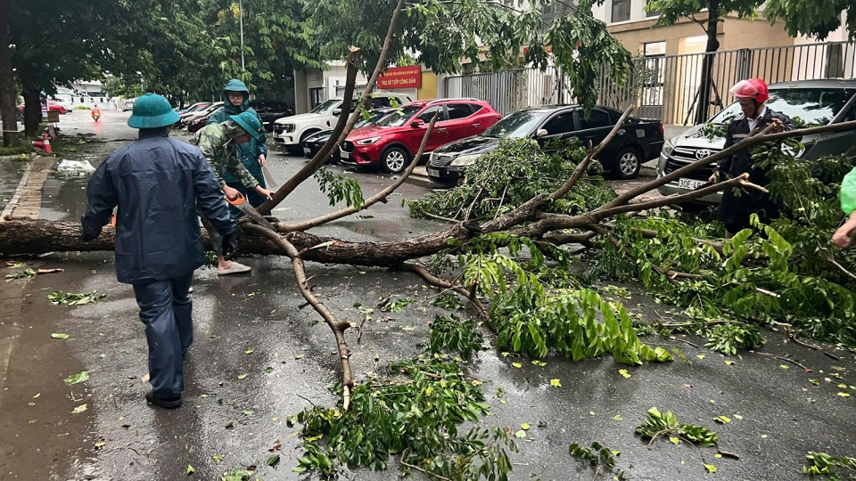 Chủ tịch thành phố Hà Nội yêu cầu tập trung ứng phó bão số 3