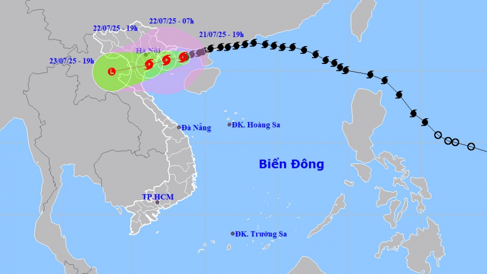 Bão số 3 giật cấp 14, cách Quảng Ninh khoảng 90km