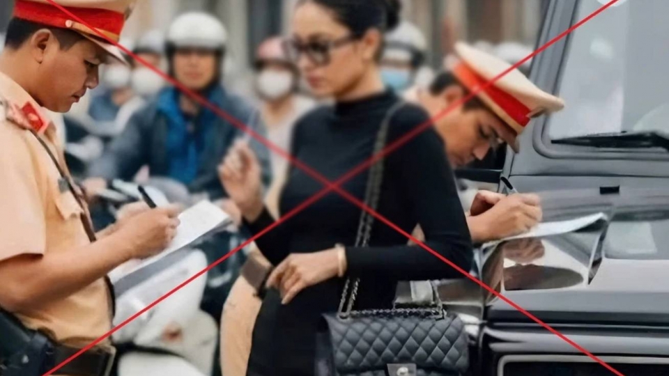 Cảnh báo trào lưu bắt trend đăng ảnh "phú bà, đại gia bị CSGT xử phạt"