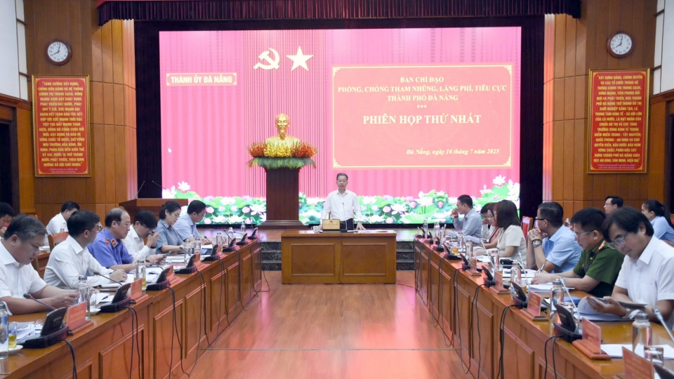 Đà Nẵng xem xét tiến độ xử lý các vụ án, vụ việc thuộc diện Ban Chỉ đạo theo dõi