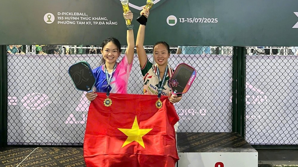 Vietnamese duo crowned U18 women’s champions at Asia Pickleball Junior Open