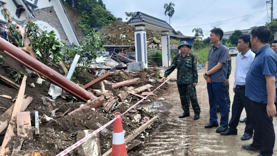 Khẩn trương khắc phục hậu quả vụ sạt lở đất làm 5 người thương vong ở Lào Cai