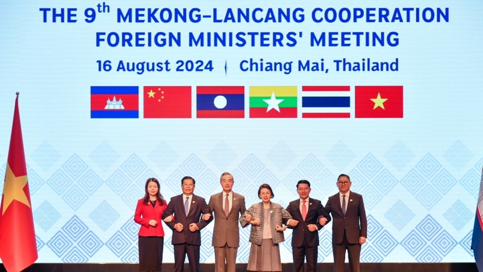 Ảnh Hội nghị Bộ trưởng Ngoại giao Mekong - Lan Thương lần thứ 9 tại Chiang Mai, Thái Lan (tháng 8.2024) - Nguồn Chính phủ Thái Lan.jpg